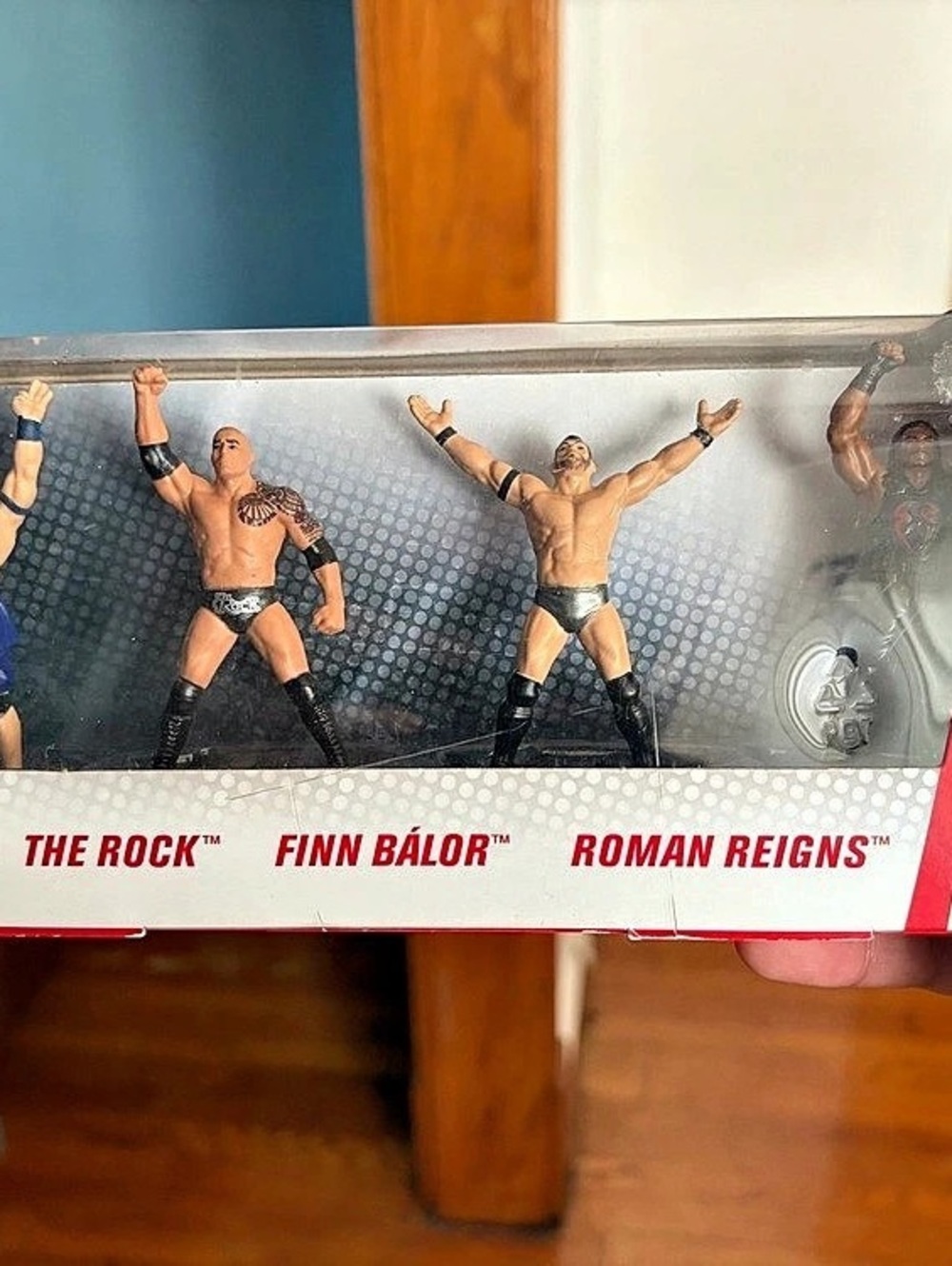 WWE Superstars John Cena, The Rock, Finn Bálor & Roman Reigns 4-Figure Action